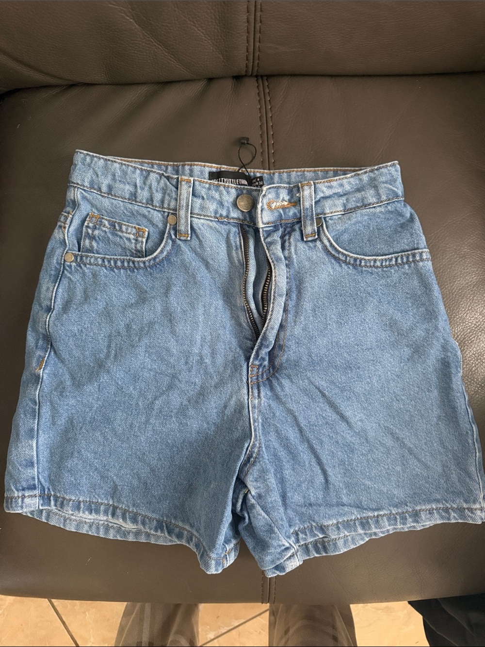 Blue Denim Shorts